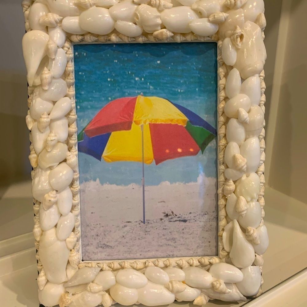 Seashell Picture Frame  